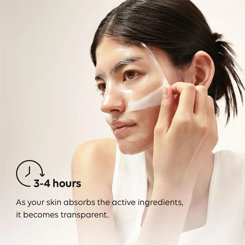 ZS Hot Selling Bio Collagen Eye Neck Lifting Mask Fade Dark Circle & Firming Neckline Anti-Wrinkle Hydrolyzed Collagen Film