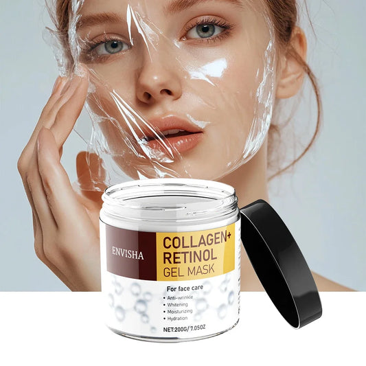 ENVISHA Anti-aging Collagen Retinol Gel Peel-off Mask Exfoliating Wrinkle Hydration Whitening Moisturizing Firming Beauty Health