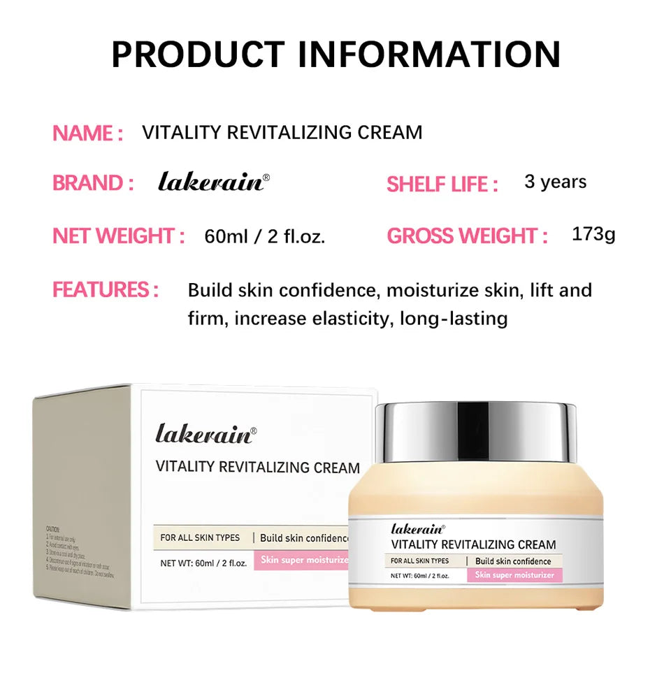 it Vitality Revitalizing Cream 60ml Anti Aging Face Moisturizer Hyaluronic Acid Reduces Fine Lines lift and firm Cosmetics