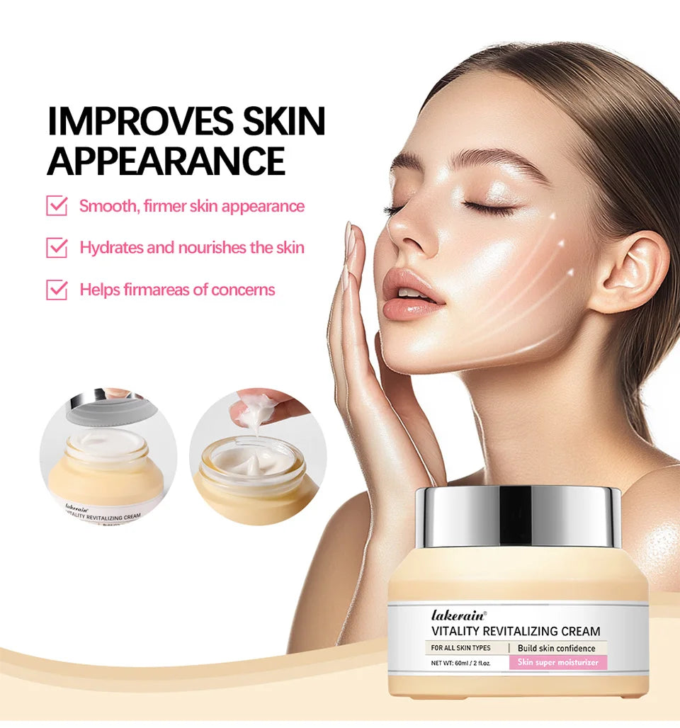 it Vitality Revitalizing Cream 60ml Anti Aging Face Moisturizer Hyaluronic Acid Reduces Fine Lines lift and firm Cosmetics